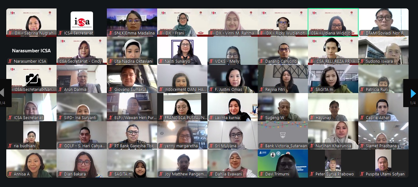 ICSA Bedah Redefinisi Free Float dan Standar Pelaporan XBRL Terbaru bagi Emiten