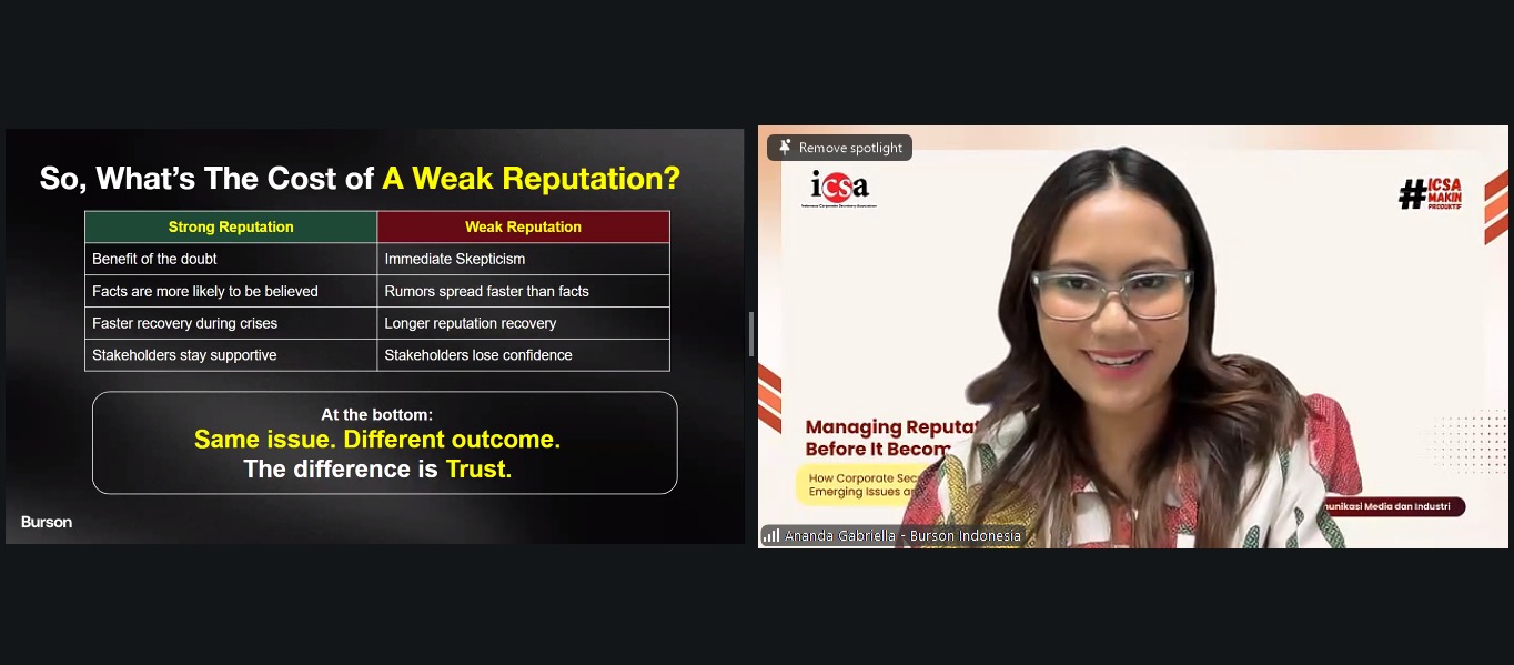 Managing Reputation Before Crisis: Langkah Strategis Corporate Secretary Menjaga Trust Perusahaan