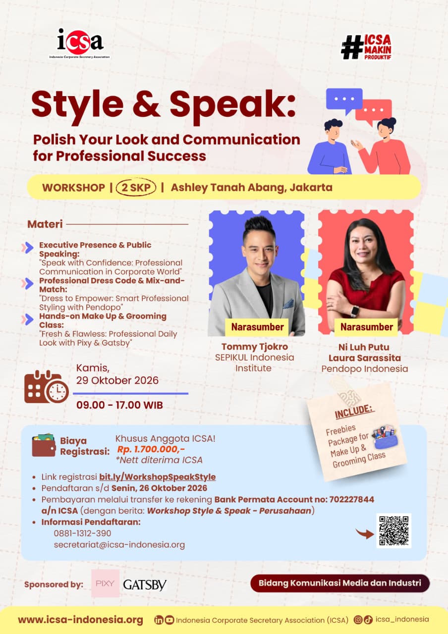 Workshop "Style & Speak: Polish Your Look and Communication for Professional Success"