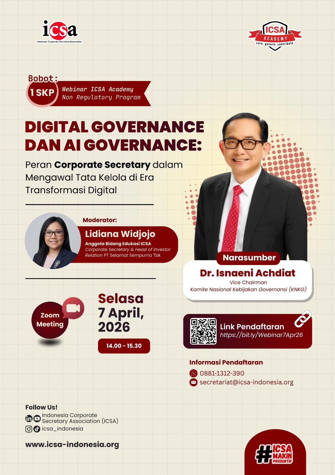 "Digital Governance dan AI Governance: Peran Corporate Secretary dalam Mengawal Tata Kelola di Era Transformasi Digital"